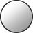 Scandi Living Sphere Black Väggspegel 60cm