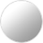 Scandi Living Sphere White Väggspegel 80cm