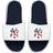 Islide Youth Americana Slide Sandals - White/Navy