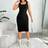 Shein Plus Solid Tank Bodycon Dress