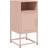 vidaXL 846568 Pink Bedside Table 39x36cm