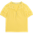 White Stuff Bella Broderie Mix Top - Bright Yellow