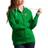 Antigua Women's Dallas Stars Kelly Green Victory Full-Zip Hoodie