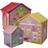 Rice Raffia Storage Basket House 3pcs