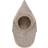 Huttelihut Hearts Emb Wool Balaclava - Camel Melange