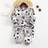 Shein pcsSet Baby Boy Panda Graphic Crew Neck Fleece Sweatshirt And Jogger Pants Winter Outfit