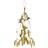 House Doctor Mistletoe Brass Christmas Tree Ornament 37cm