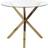 Beliani Modern Savoni Round Gold Dining Table 90cm