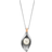 Clogau Beachcomber Two Tone Shell Pendant Necklace - Silver/Rose Gold/Pearl