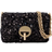 Vanessa Bruno Sequined Nano Moon Bag - Black