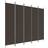 vidaXL 5-Panel Brown Rumsavdelare 249.9x199.9cm