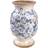 Romimex D1616321 Blue/White Vase 32cm