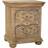 Alexandra House Living D1631733 Brown Bedside Table 40x50cm