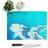 East Urban Home Glass Jet Ski in The Maldives in Abstract Chopping Board 20cm