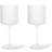 Ferm Living Ripple Red Wine Glass 30cl 2pcs