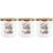 Purely Home Teacup Bunny Hot Drinks Kitchen Container 3pcs 1.2L
