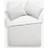 John Lewis Chunky Washed Cotton Seersucker Grey Pillow Case White, Grey (75x50cm)