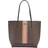 River Island Monogram Stripe Shopper Bag - Brown