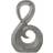 Alexandra House Living Ceramic Silver Dekorationsfigur 38cm