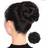 Shein Messy Bun Hair Piece Curly Hair Scrunchie Updo Hair Extension Puff Ponytail Hair Accessories Casual