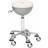 Sibel Sphere White/Grey Skammel 74cm
