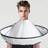 Shein Hair Cutting Cape DIY Hairdressing Cloak Umbrella Cloak Salon Barber Hairdressing Cloak White