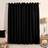 OHS Pair Of Boucle Curtains Eyelet Blackout 228cm x 228cm