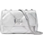 Tory Burch Small Kira Metallic Diamond Quilt Convertible Shoulder Bag - Silver