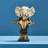 WERNS Animal Bust Elephant Captain Gold/White Prydnadsfigur 22.5cm