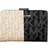 Michael Kors Jet Set Medium Two Tone Logo Wallet - Black Combo