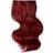 Cliphair Double Wefted Full Head Clip In Hair Extension 16 inch Deep Red 8-pack