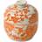 WERNS Lockvas Jardin White/Orange Vas 20cm
