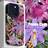 Shein pc Trendy Purple Iris Graphic Printed Soft Textured Protective Phone Case Compatible With Iphone Samsung