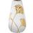 Alexandra House Living Ceramic White/Golden Vase 25cm