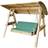 Zest Pad & Back Cushion Miami Santorini 3 Seater Swing Burghley Garden Bench