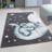 Bravich Blue Baby Elephant And Stars Rug 160 x 230 cm