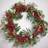 Dibor Festive Forage Wreath Green/Red Decoration 50cm