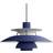 Louis Poulsen PH 5 Monochrome Dusty Indigo Pendant Lamp ∅ 50cm