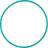 Domyos Rhythmic Gymnastics 65cm Hoop Emerald Emerald