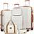 Shein Piece Travel Luggage Set Lightweight ABS Hard Suitcases With Wheel Design And TSA Combination Lock