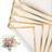 Shein Gift Wrapping Papers Korean Style White/Gold 20-pack
