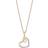 Siersbøl Heart Pendant - Gold/Transparent