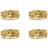 House Doctor 4-Pack Golden Napkin Ring 4pcs