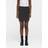 Object Tailored Mini Skirt With Notch Front - Gray