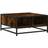 vidaXL Engineered Wood Smoked Oak Coffee Table 60.5x60.5cm