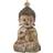 Alexandra House Living Buddha Brown/Gold Prydnadsfigur 23cm