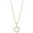 Siersbøl Heart Pendant - Gold/Transparent