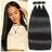 Hexeh Natural Straight Hair Bundles 8-30 inch 3-pack #15%