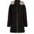 Tommy Hilfiger Down Fur-Trim Hooded Coat BLACK