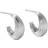 Aqua Dulce Sue Small Hoops - Silver